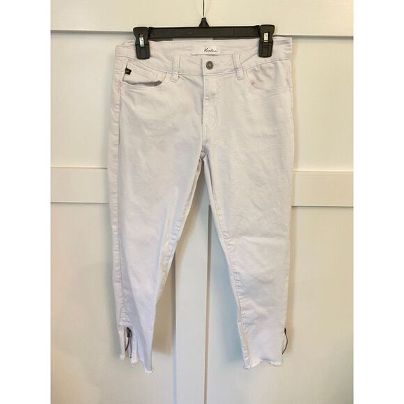 KanCan‎ size 11 white skinny jeans with zip detail at ankle - Picture 1 of 5
